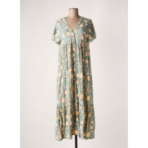 GENESIS - Robe longue gris en coton - Femme - Taille 38 - Modz