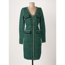 ESSENTIEL ANTWERP - Robe mi-longue vert en laine - Femme - Taille 40 - Modz