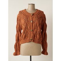 BA&SH - Gilet manches longues orange en coton pour femme - Taille 40 - Modz