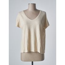 DIEGA - Top beige en coton - Femme - Taille 40 - Modz