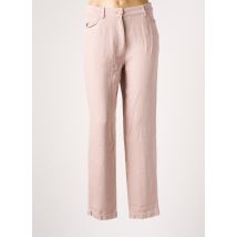 SESSUN - Jeans coupe droite rose en lyocell - Femme - Taille 42 - Modz