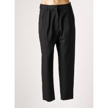 SESSUN - Pantalon droit noir en polyester - Femme - Taille 38 - Modz