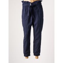 BA&SH - Pantalon 7/8 bleu en coton - Femme - Taille 38 - Modz