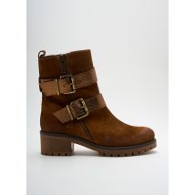 MINKA DESIGN - Bottines/Boots marron en cuir - Femme - Taille 37 - Modz