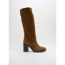 PROGETTO - Bottes marron en cuir - Femme - Taille 37 - Modz