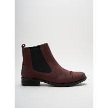 HUSH PUPPIES - Bottines/Boots violet en cuir - Femme - Taille 39 - Modz