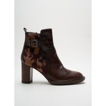 HISPANITAS - Bottines/Boots marron en cuir pour femme - Taille 38 - Modz