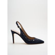 ANAKI - Escarpins bleu en cuir - Femme - Taille 39 - Modz