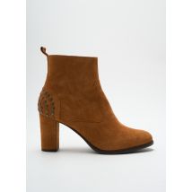 XAVIER DANAUD - Bottines/Boots marron en cuir - Femme - Taille 37 - Modz
