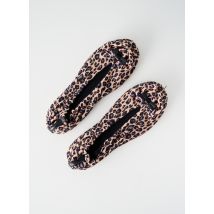 GLOVE STORY - Chaussons/Pantoufles beige en textile - Femme - Taille 41 - Modz