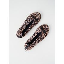 GLOVE STORY - Chaussons/Pantoufles beige en textile - Femme - Taille TU - Modz