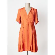 LOLA ESPELETA - Robe mi-longue orange en viscose - Femme - Taille 42 - Modz