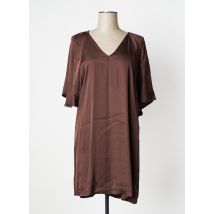 MÊME ROAD - Robe courte marron en viscose pour femme - Taille 38 - Modz