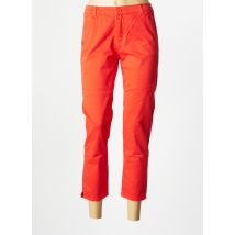 PAKO LITTO - Pantalon 7/8 orange en coton - Femme - Taille 38 - Modz