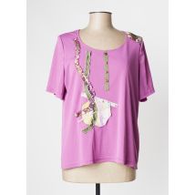 PAUSE CAFE - Top rose en polyester - Femme - Taille 42 - Modz