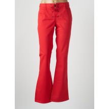 STK - Pantalon flare rouge en coton - Femme - Taille 40 - Modz