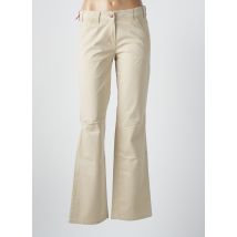 STK - Pantalon flare beige en coton - Femme - Taille 38 - Modz