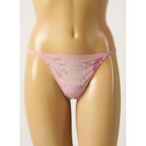 LA PERLA - String rose en polyamide - Femme - Taille 40 - Modz