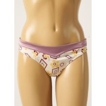 PRINCESSE TAM-TAM - Tanga beige en polyester - Femme - Taille 36 - Modz