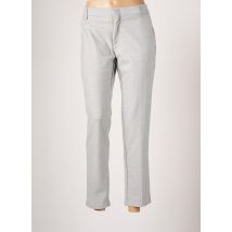 REIKO - Pantalon 7/8 gris en polyester - Femme - Taille W31 - Modz