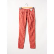 REIKO - Pantalon slim orange en coton pour femme - Taille W24 - Modz