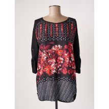 PAUSE CAFE - Tunique manches longues noir en viscose - Femme - Taille 42 - Modz