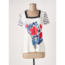 PAUSE CAFE - T-shirt beige en viscose - Femme - Taille 38 - Modz