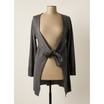 GARDEUR - Gilet manches longues gris en laine vierge - Femme - Taille 44 - Modz