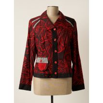 PAUSE CAFE - Chemisier rouge en coton - Femme - Taille 44 - Modz