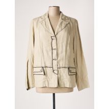 MERI & ESCA - Blazer beige en lin - Femme - Taille 46 - Modz