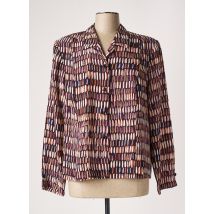 LISA CHESNAY - Chemisier marron en polyester - Femme - Taille 48 - Modz