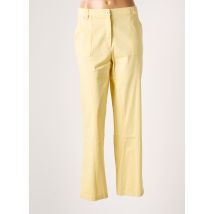 DUO - Pantalon droit jaune en coton pour femme - Taille 42 - Modz