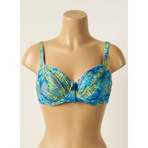 ANTIGEL - Haut de maillot de bain bleu en polyester - Femme - Taille 85D - Modz