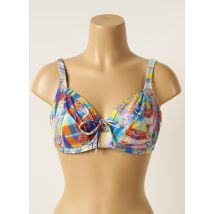 ANTIGEL - Haut de maillot de bain bleu en polyamide - Femme - Taille 100F - Modz