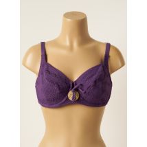 ANTIGEL - Haut de maillot de bain violet en polyamide - Femme - Taille 85E - Modz