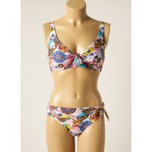 ANTIGEL - Maillot de bain 2 pièces blanc en polyester - Femme - Taille TU - Modz