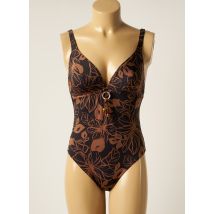 EMPREINTE - Maillot de bain 1 pièce marron en polyamide - Femme - Taille TU - Modz