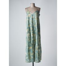 COLORES - Robe longue vert en coton - Femme - Taille 36 - Modz