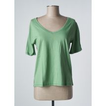 YERSE - T-shirt vert en coton pour femme - Taille 34 - Modz