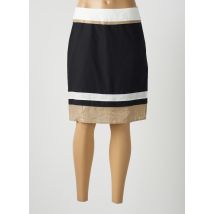 DECA - Jupe mi-longue noir en coton - Femme - Taille 38 - Modz