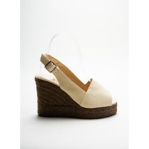 CASTANER - Espadrilles beige en textile pour femme - Taille 36 - Modz