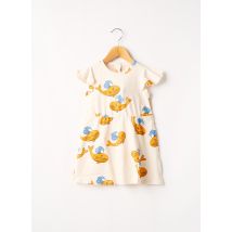 MINI RODINI - Robe mi-longue beige en coton - Fille - Taille TU - Modz