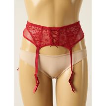 ANTINEA - Guêpière/Porte-jarretelle rouge en polyester - Femme - Taille 42 - Modz