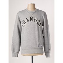 CHAMPION - Sweat-shirt gris en coton - Homme - Taille S - Modz