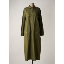 CHICOSOLEIL - Robe longue vert en coton - Femme - Taille 36 - Modz