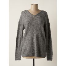VERO MODA - Pull gris en polyester pour femme - Taille 38 - Modz