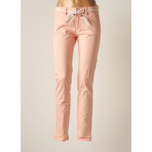 SALSA - Pantalon chino rose en coton - Femme - Taille TU - Modz