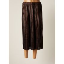 LA PETITE ETOILE - Jupe mi-longue marron en polyester - Femme - Taille 40 - Modz