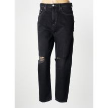 TOMMY HILFIGER - Jean coupe Mom noir en coton - Femme - Taille TU - Modz