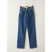 NA-KD - Jeans coupe droite bleu en coton - Femme - Taille 34 - Modz